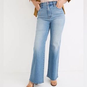 NWT Madewell High-Rise Flare Jeans in Delavan Wash, Size 24